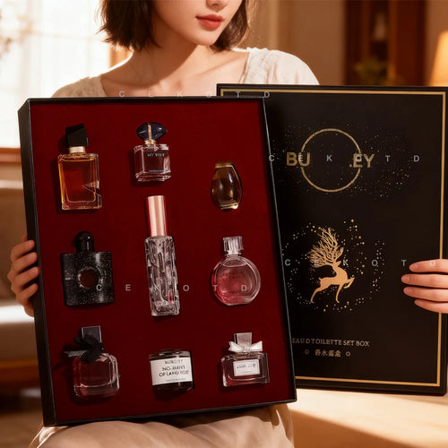 7.5ml*8pcs Women Perfume MenPheromones Fragrance Long Lasting Woody Floral Cologne Compact Portable Perfume Luxury Gift Set