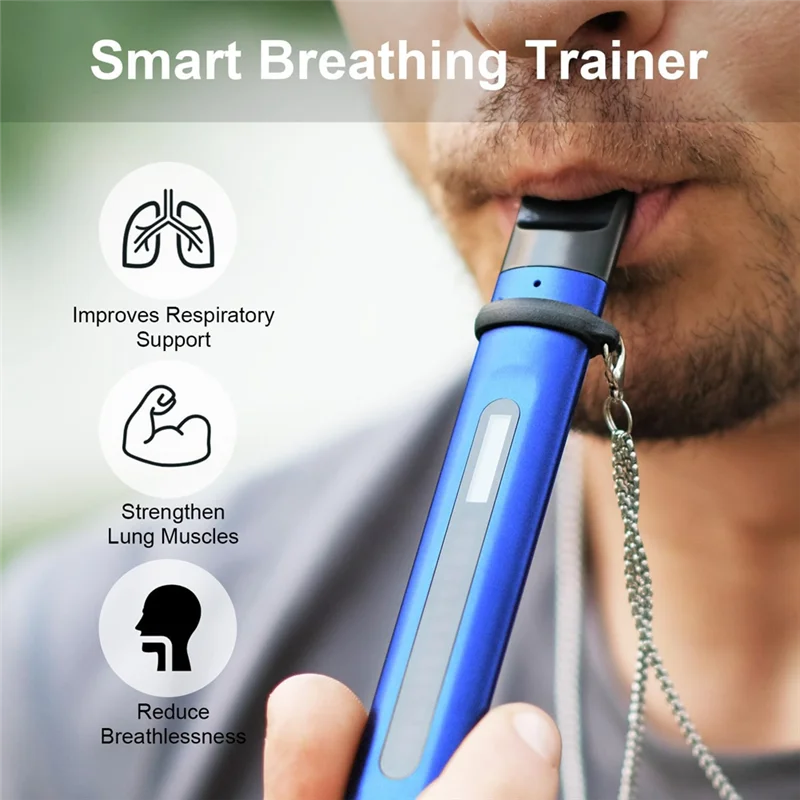 RTSHE-Breathing Exercise Device Smart Breathing Trainer Breathing Exercise Device With Breath Monitor For Athletes And Sports