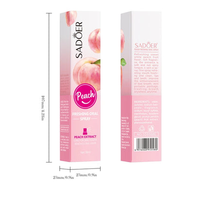 18ML Lemon Oral Fresh Mouth Spray Fresh Breath Eliminate Bad Breath Spray Deodorant Persistent Protable Fragrance No Alcohol