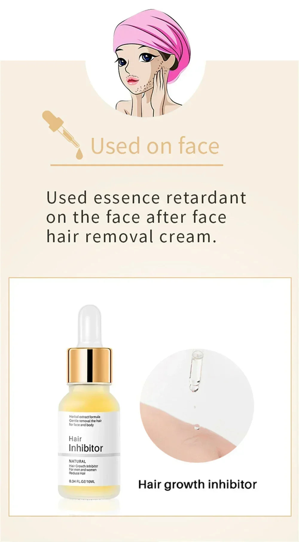 Hair Removal Spray Powerful Epilator Cream Intimate Areas Health Painless Hair Remover Growth Inhibitor For Woman Men Body Care