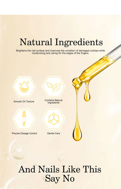 15ML Nail Cuticle Nutrient Oil Nourish Repair Damaged Nail Care Nutrition Oil Treatment Moisturizes Strengthen Bright for Nails