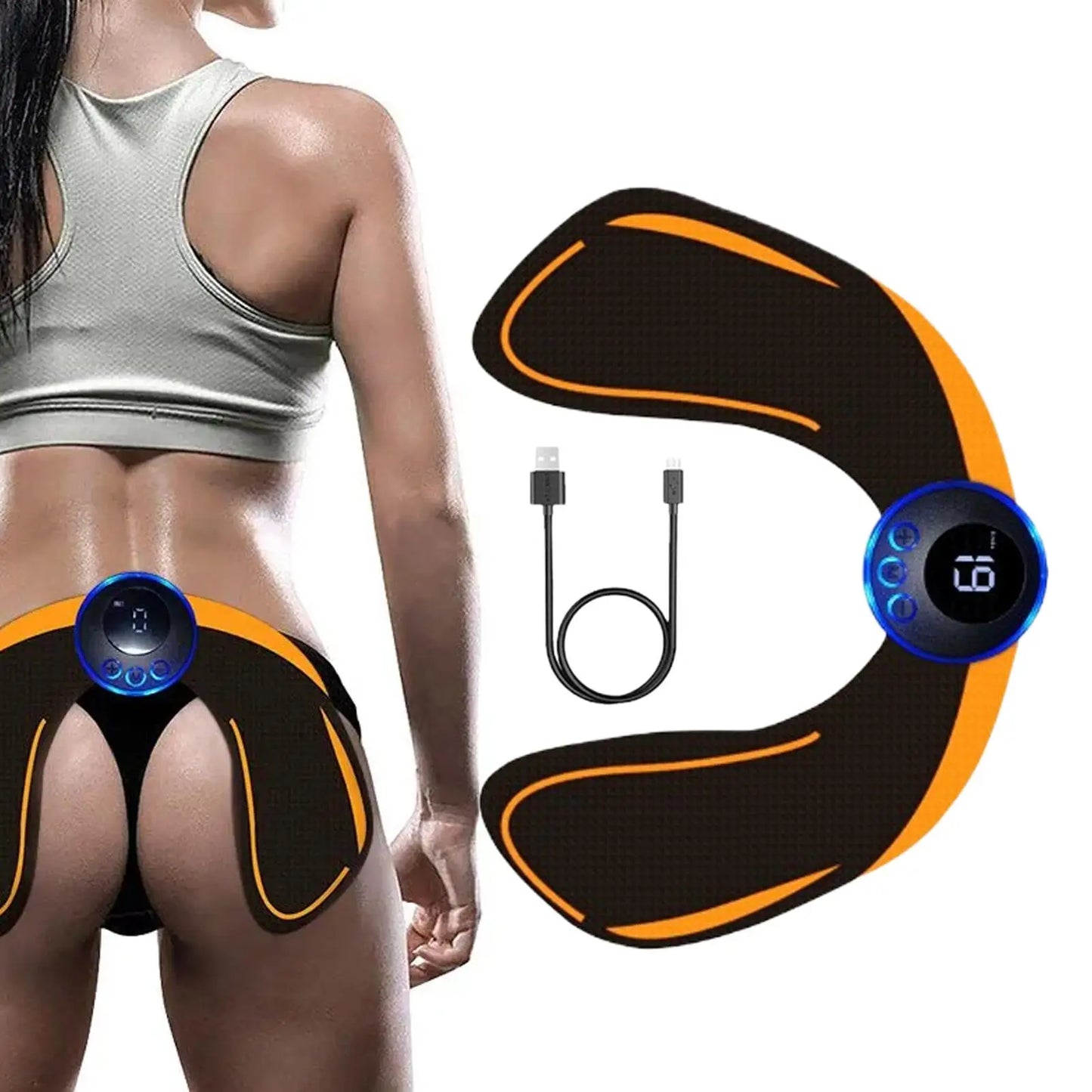 Hips Massager Shaping Device for Hip Lifting and Training Intelligent Electric Device for Weight Loss and Slimming Trainer