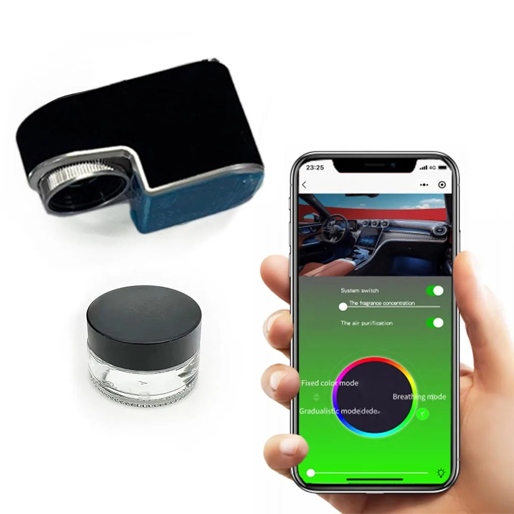 Unvernisal Car Air Freshener System Air Fragrance Negative Ion Ionizer Car Air Vent Outlet Odor Car Air Freshener Modification