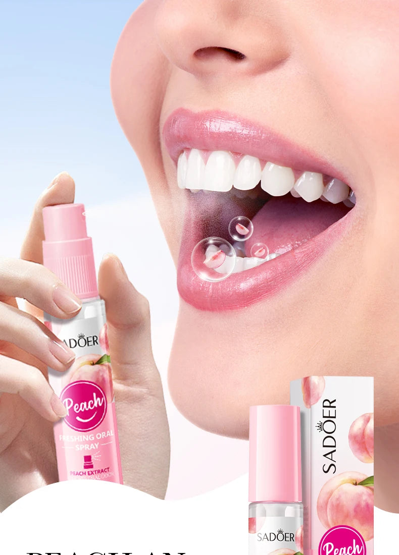 18ML Lemon Oral Fresh Mouth Spray Fresh Breath Eliminate Bad Breath Spray Deodorant Persistent Protable Fragrance No Alcohol