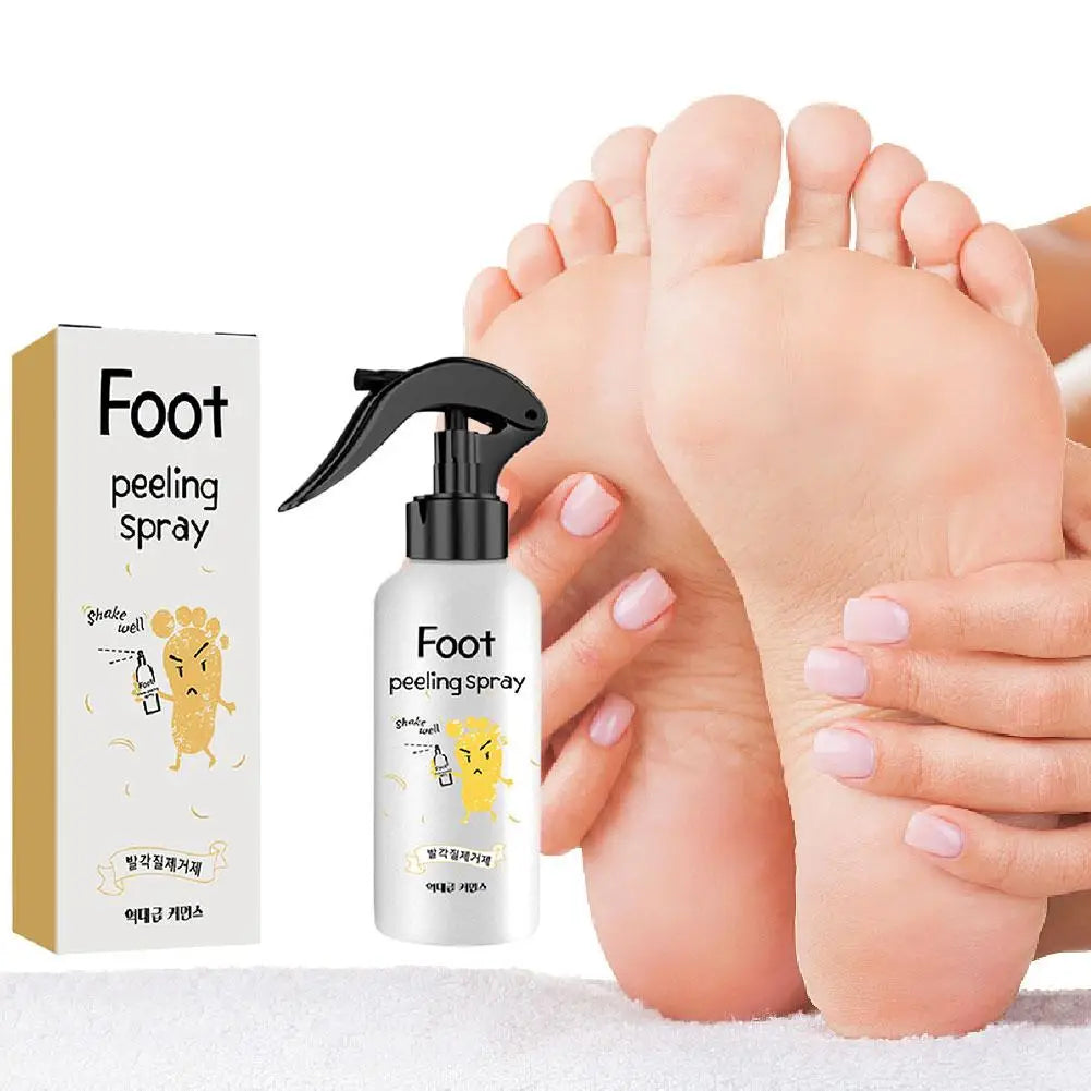 Foot Exfoliating Spray Repair Brightening Anti-Drying Crack Peeling Dead Skin Calluses Odor Removal Whitening Feet Care Liquid