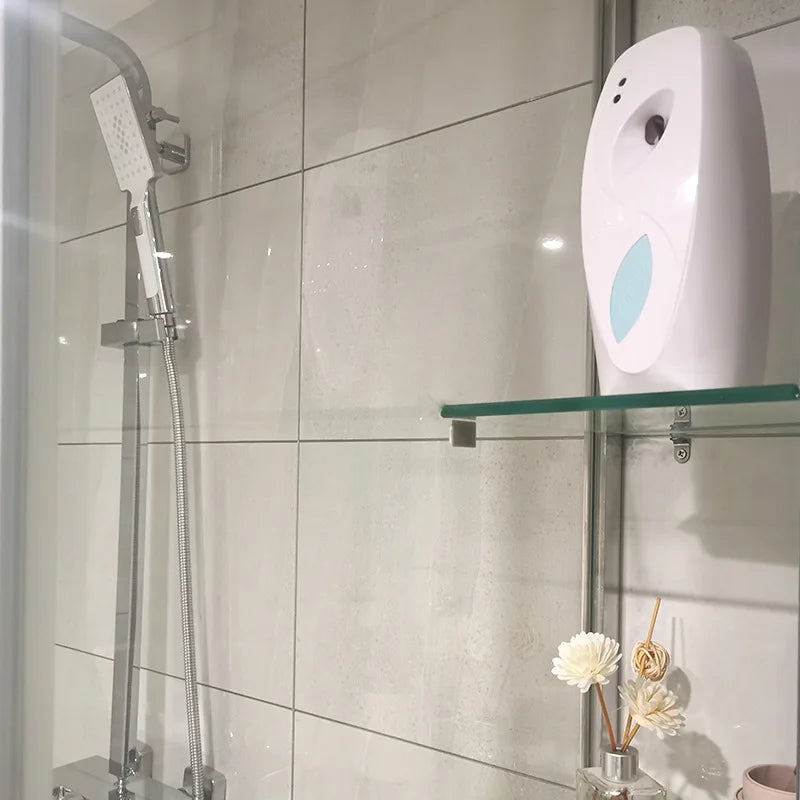 Air Freshener Automatic Bathroom Timed Air Freshener Dispenser Wall Mounted, Automatic Scent Dispenser for Home