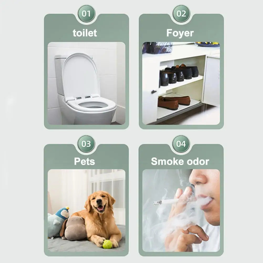 Air Freshener Compact Portable Long Lasting Fragrance Odor Eliminator Aroma Diffuser For Room Bathroom Office Closet Car