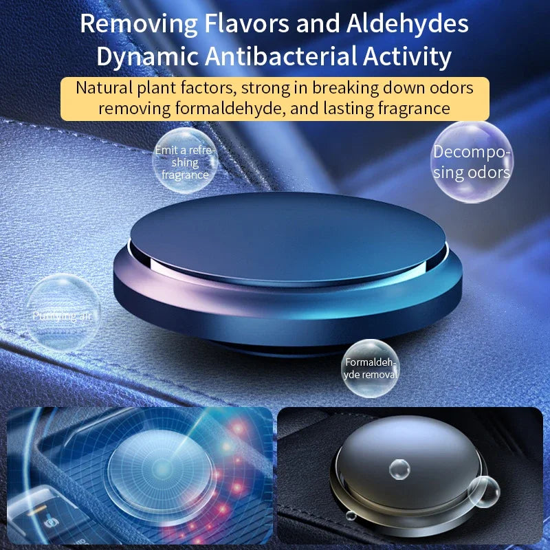 Car Fresh Fragrance Car Accessories Creative Aluminum Alloy UFO Styling Air Freshener Interior Air Purifier Auto Air Purifier