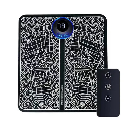 Foot Massage Mat Massager Feet Ems Calf Electric Tool Device Blood Circulation Spa Exerciser Insoles Myostimulator Machine Detox