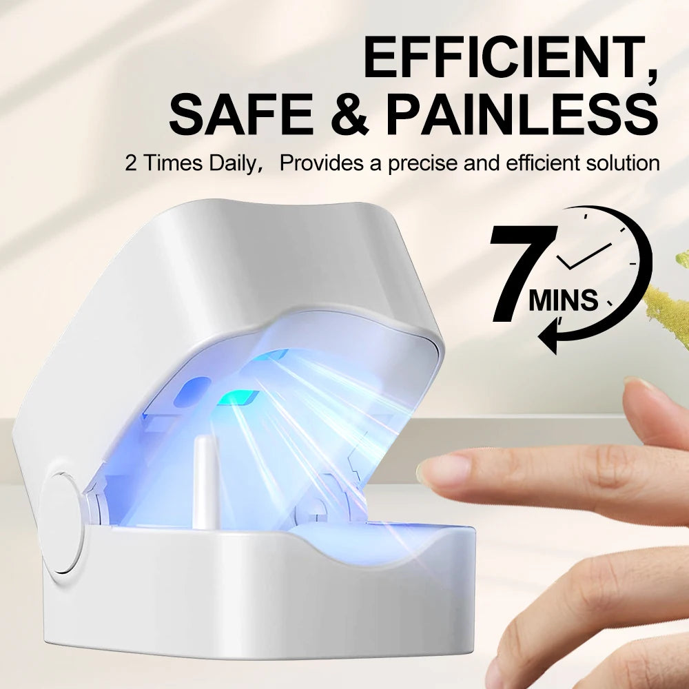 Nails Fungus Laser Treatment Device Rechargeable UV Lamp Fingernails Toenails Onychomycosis Therapy Sterilize Repair Care Tools
