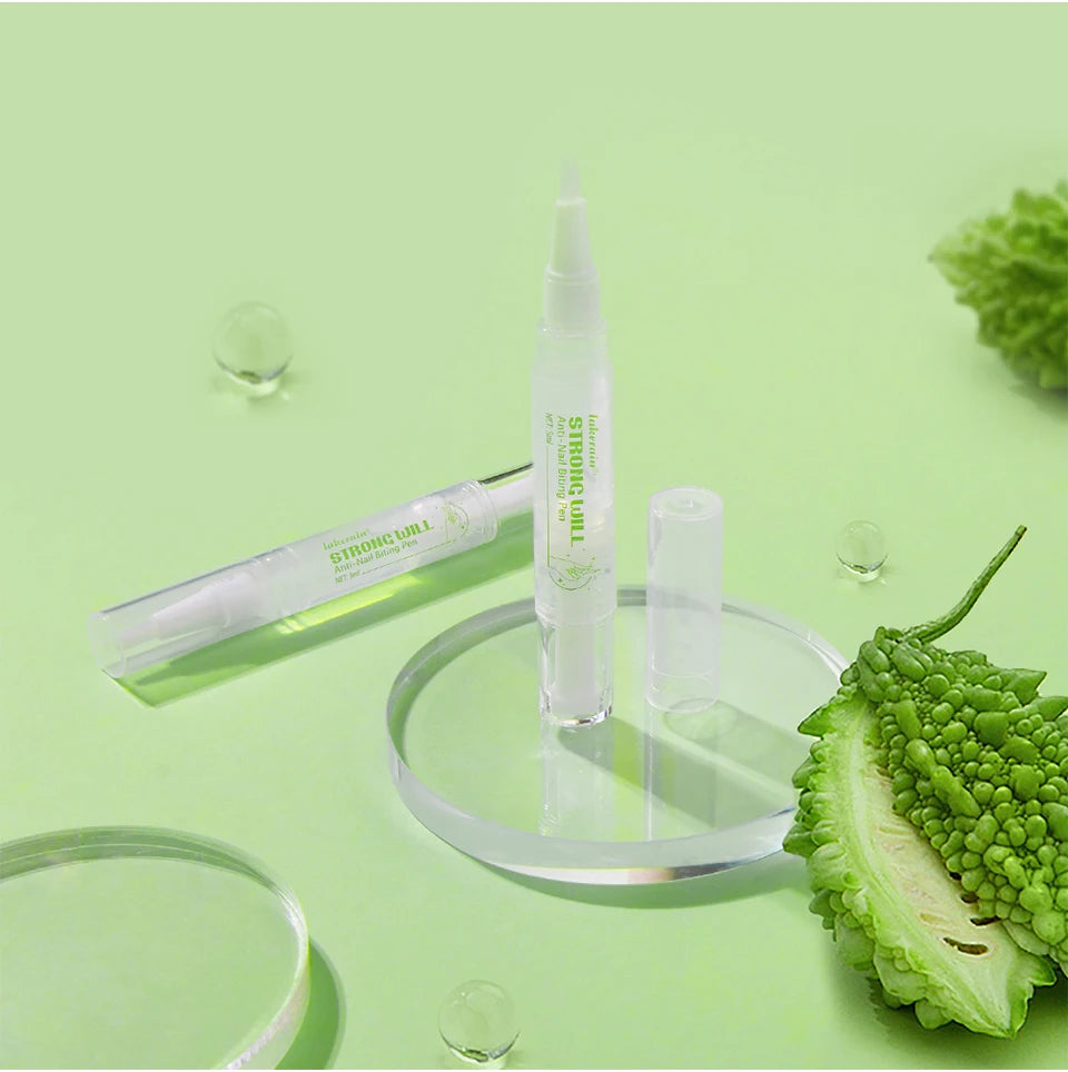 Strong Will Anti-Nail Biting Click Pen Stop Nail Biting Care Nails Improve Nail Biting Behavior Strong Bitter Aquamarine Pen