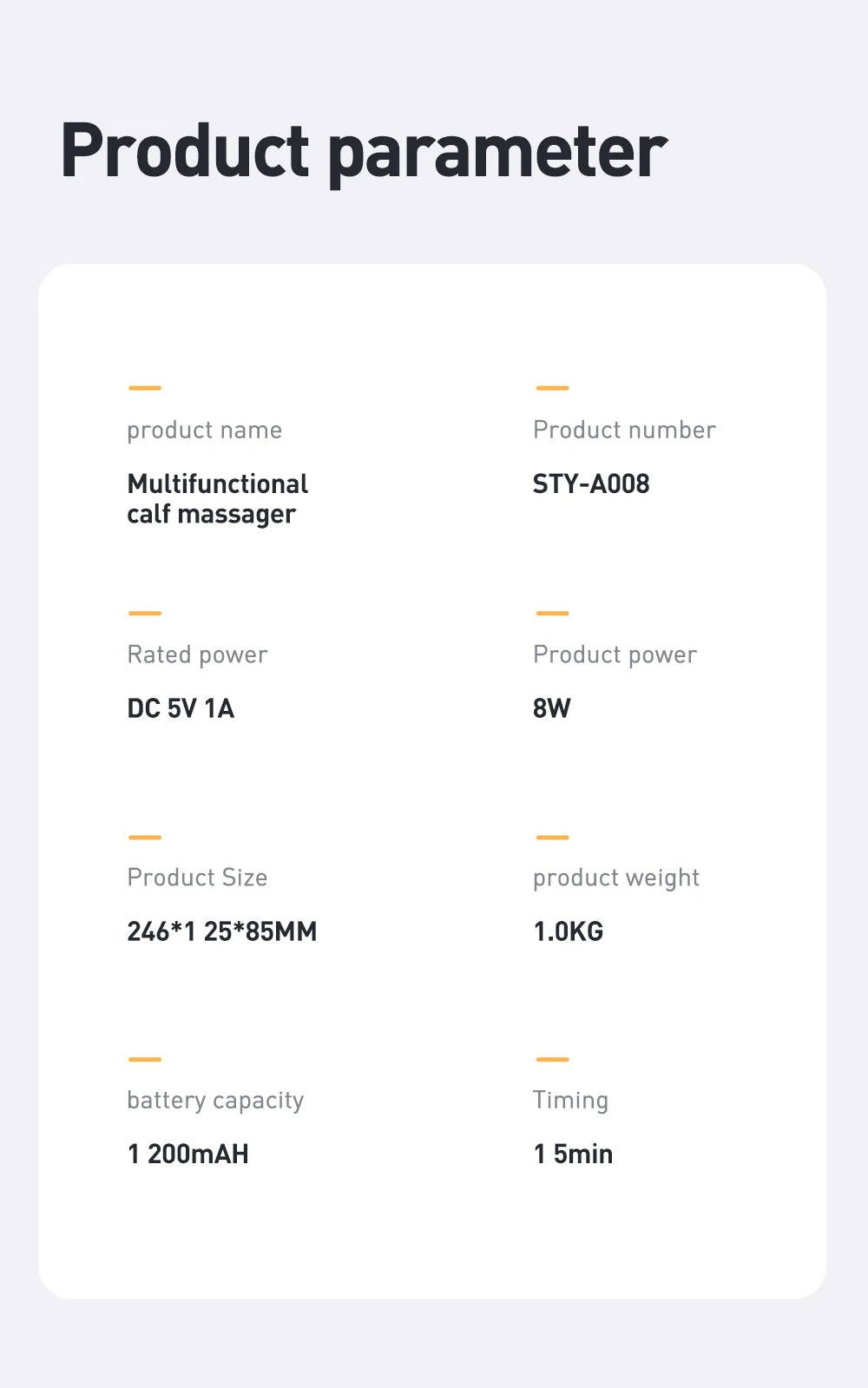 EMS Calf Massager Relieves Pain Constant Temperature Hot Pressure Vibration Massager Varicose Veins Relieves Fatigue