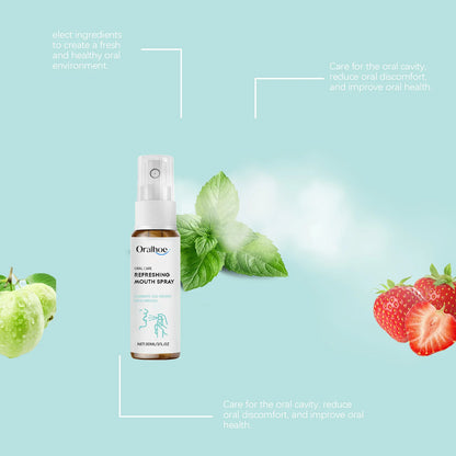 Breath Freshener Spray Remove Bad Breath Long Lasting Fresh Portable Mouthwash Oral Health Care Mint Flavor Mouth Cleaning Spray