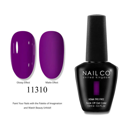 NAILCO 2025 Winter 15ML Gel Nail Polish Nails Semi-permanent UV Varnish High Quality Glass Bottle Nail Art Polish For Manicure