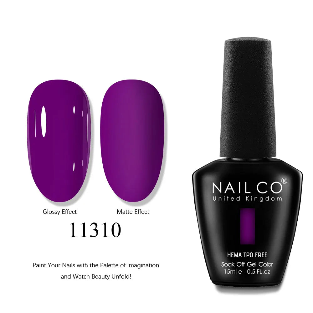 NAILCO 2025 Winter 15ML Gel Nail Polish Nails Semi-permanent UV Varnish High Quality Glass Bottle Nail Art Polish For Manicure