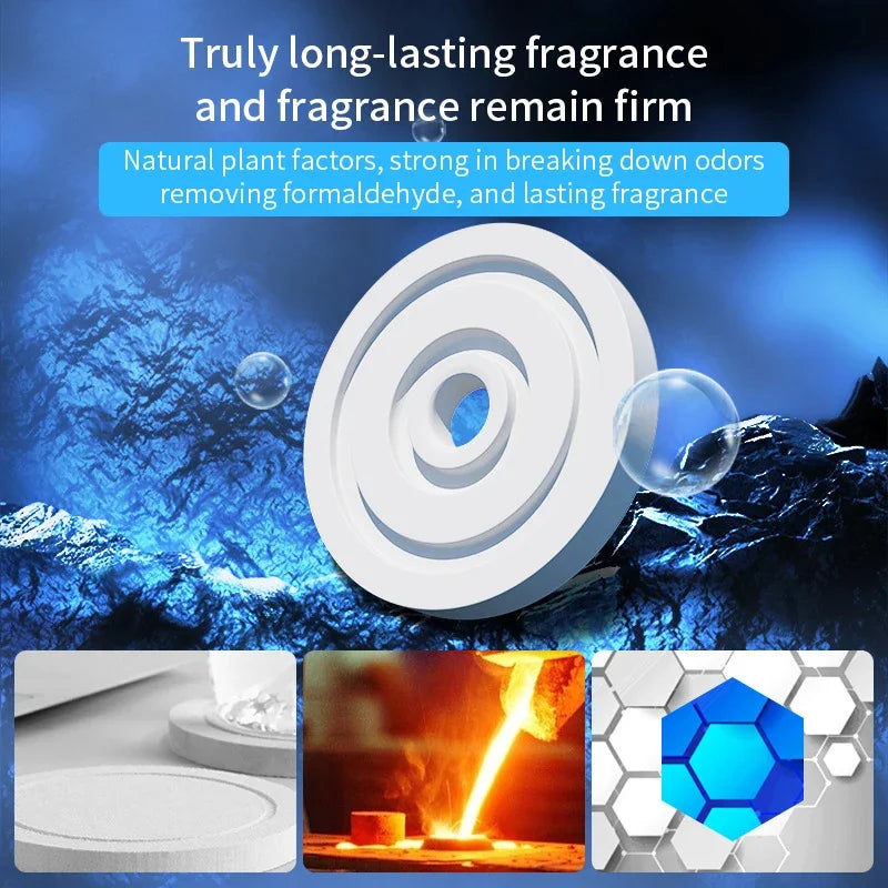 Car Fresh Fragrance Car Accessories Creative Aluminum Alloy UFO Styling Air Freshener Interior Air Purifier Auto Air Purifier