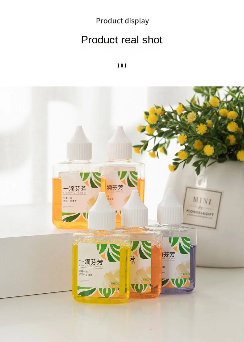 50ML A Drop of Fragrance Freshener Air Freshener Household Deodorizer for Bathroom Diffusion Long-lasting Freshness Detergent