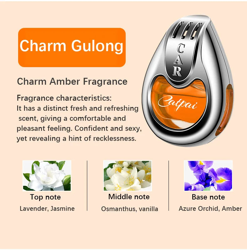 Car Air Freshener Fragrance Car Interior Air Vent Creative Diffuser Lasting Pendant Aromatherapy For Auto Smell Perfume Scent