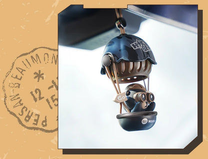 Hot air balloon bear car air freshener hanging accessories perfume fragrance diffuser decoration rearview mirror pendant hanger