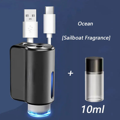 Car Air Freshener Electric Auto Aroma Diffuser Car Air Vent Essential Oil Mist Humidifier Fragrance Diffuser Aromatherapy