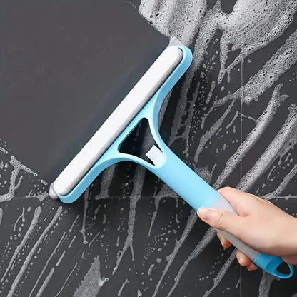 2025Household Multifunctional Glass Cleaner with Spray Bottle - 3-in-1 Window Wiper with Squeegee & Microfiber Cloth for Mirrors
