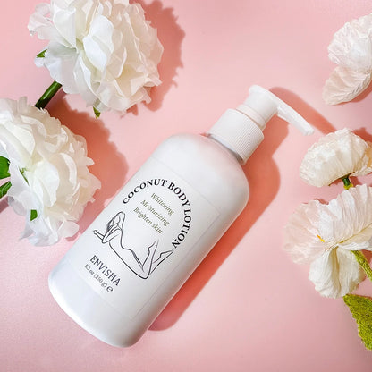 Skin Care Coconut Oil Face Body Lotion Cream Whitening Moisturizing Brightening Collagen Hyaluronic Acid Retinol Remove Melanin