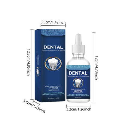 Oralhoe Dental Care Liquid Lasting Freshing Breath Deep Cleaning Oral Hygiene Removes Plaque Stains Teeth Brightening Serum 60ml
