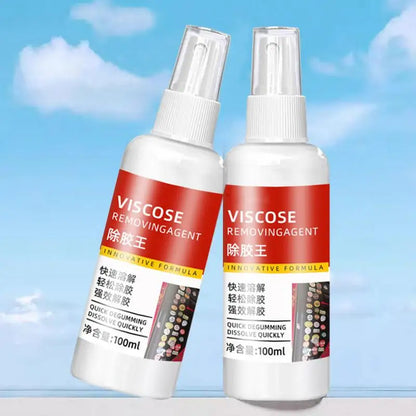 100ml Super Glue Remover Gentle Glue Cleaner for Poster Adhesive Self Adhesive Cleaner Double Sided Glue Removal Liquid Spray