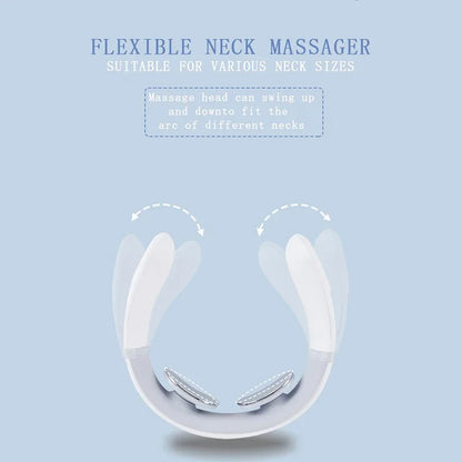 Portable Neck and Shoulder Relaxer Multi-level Adjustable Neck Massager Special Tool for Deep Neck and Shoulder Massage.