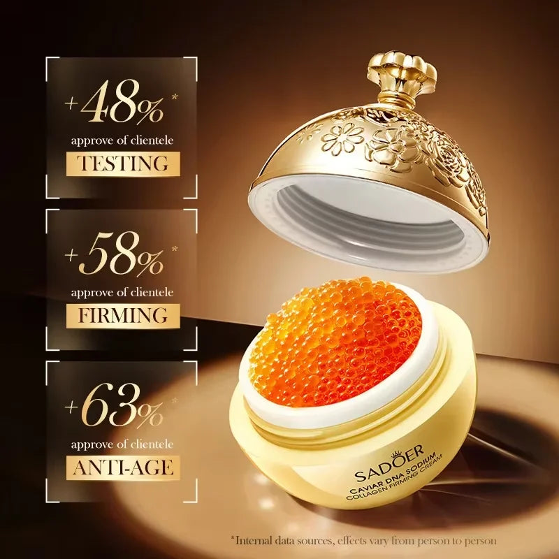 Caviar Anti-Wrinkle Face Cream Collagen Anti-Aging Firming Lift Fade Fine Lines Moisturizing Smooth Brighten Skin Care Products