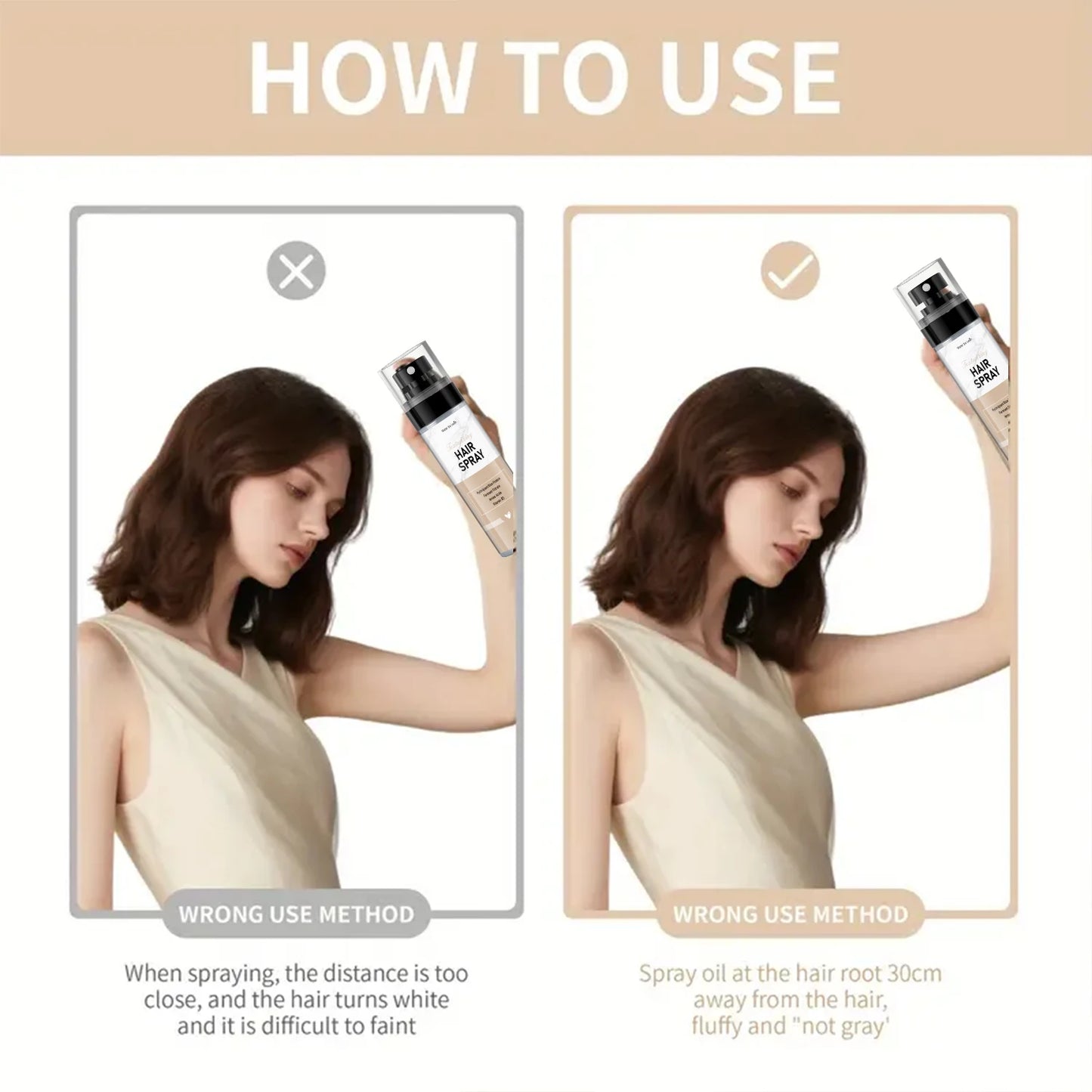 Texturizing Hair Spray - Contains Rice Protein, Moisturizing and Repairing Care, Amino Acids, Vitamin B5, Winter Hair Care