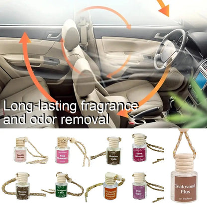 Car Air Freshener Hanging Perfumes Pendant Long Lasting Fragrance Car Decoration Aromatherapy Ornament