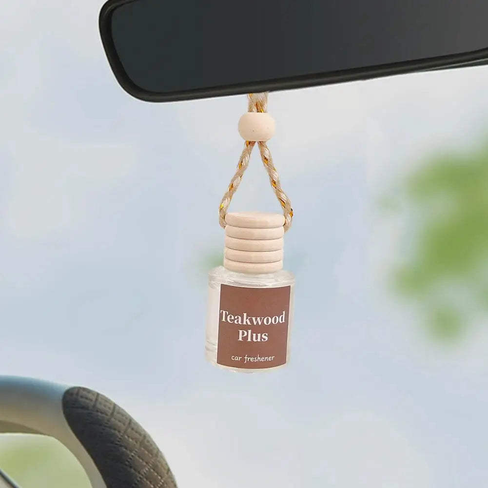 Car Perfume Pendant Air Freshener Hanging Perfume Empty Bottle Auto Interior Rearview Mirror Lace Pendant Car Decoration