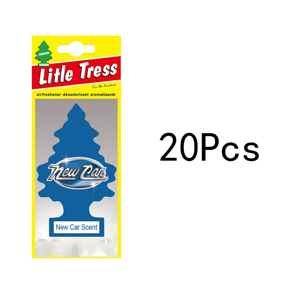 5-20pcs New Car Air Freshener Little Tress Car Air Freshener | Hanging Paper Tree for Home or Car