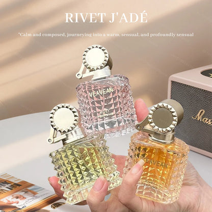 Women's Rivet Perfumes Elegant Lady Eau De Toilette Classic Floral Long-Lasting Fragrances Spray Pink Encounter Woman Perfume