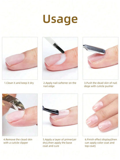 1pc Nail cuticle softener Plant Nails Nourishing Treatments For Cuticle Moisturizing Anti-barb Nail Edge Finger Nail Care Tool