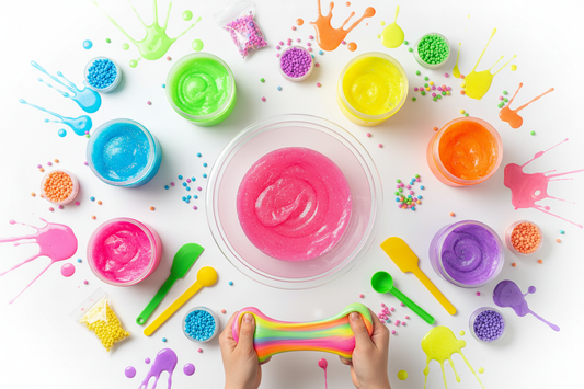 Colorful slime kit for kids